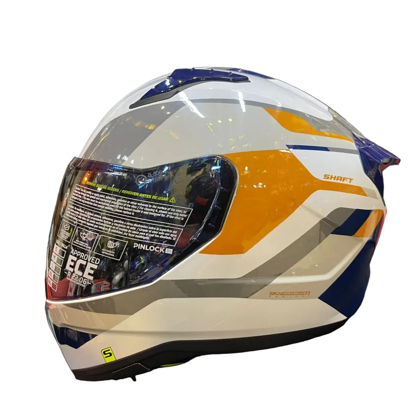 CASCO INTEGRAL SHAFT 532 DV WILSOON BLANCO GRIS OSCURO VISOR COLOR