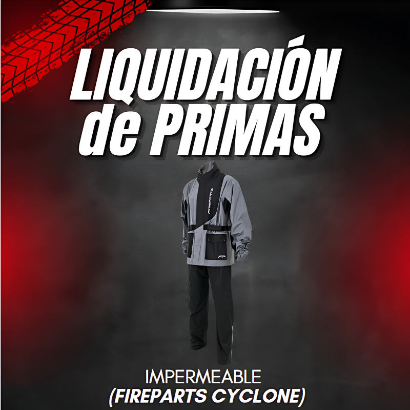 IMPERMEABLE CYCLONE C2 NEGRO